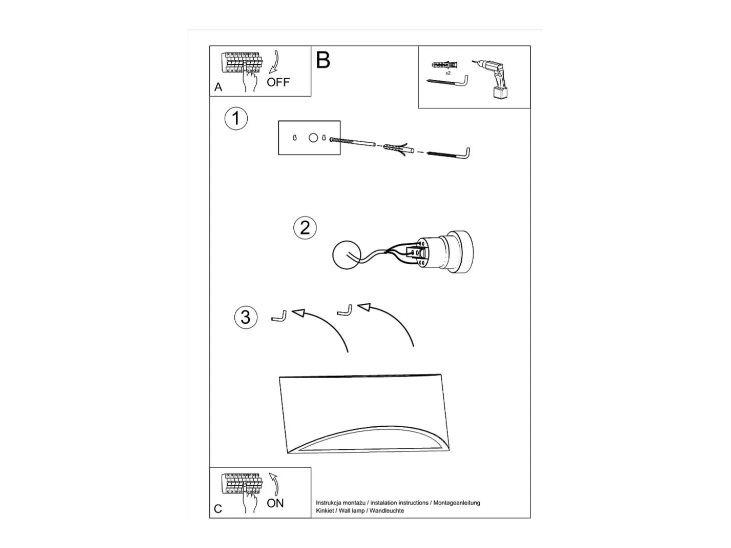 Lámparas de pared Litte moderno de cerámica - 1 fuentes luminosas 4000K - L.31,5 x A.14 cm - blanco