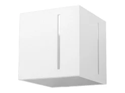Lámparas de pared Luminara moderno de aluminio - 1 fuentes luminosas 3000K - L.10 x A.10 cm - blanco