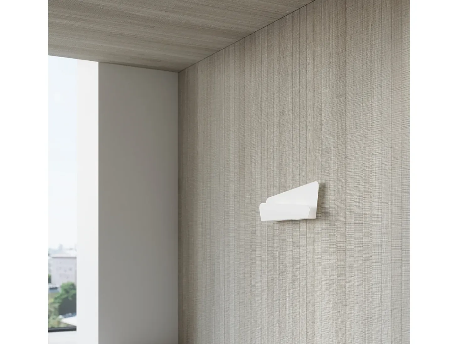 Lámparas de pared Lumivea moderno de acero - 2 fuentes luminosas 3000K - L.40 x A.15 cm - blanco