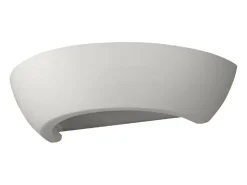 Lámparas de pared Luxis moderno de cerámica/vidrio - 1 fuentes luminosas 4000K - L.34 x A.8 cm - blanco