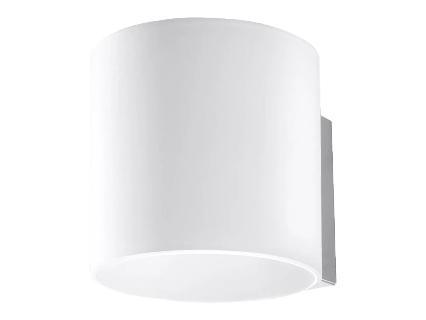 Lámparas de pared Novici moderno de vaso - 1 fuentes luminosas 4000K - L.10 x A.10 cm - blanco