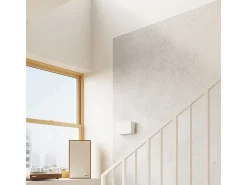 Lámparas de pared Overaqua moderno de acero - 2 fuentes luminosas 3000K - L.25 x A.15 cm - blanco