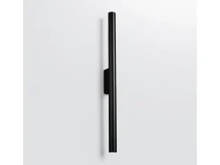 Lámparas De Pared Pastelo Moderno De Acero - 2 Fuentes Luminosas - L.2,5 X A.50 Cm - Negro