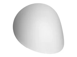 Lámparas de pared Perceptix moderno de acero - 2 fuentes luminosas 3000K - L.25 x A.29 cm - blanco