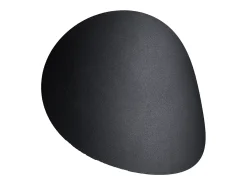Lámparas de pared Perceptix moderno de acero - 2 fuentes luminosas 3000K - L.25 x A.29 cm - negro