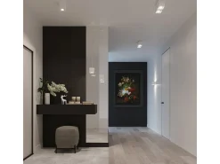 Lámparas de pared Quadx moderno de aluminio - 1 fuentes luminosas 3000K - L.10 x A.10 cm - blanco