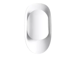 Lámparas de pared Revon moderno de acero - 1 fuentes luminosas 3000K - L.13 x A.30 cm - blanco