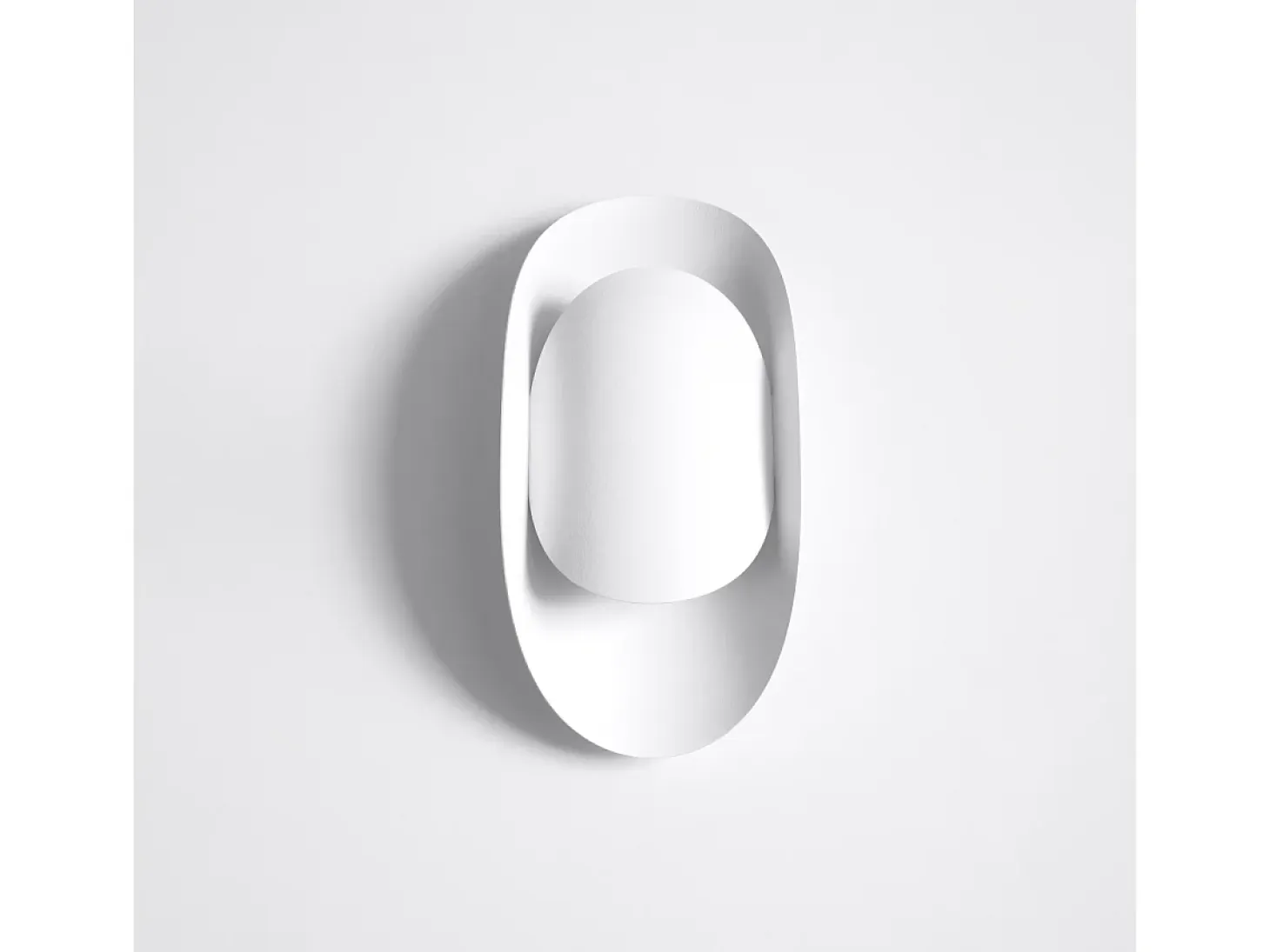 Lámparas de pared Revon moderno de acero - 1 fuentes luminosas 3000K - L.13 x A.30 cm - blanco