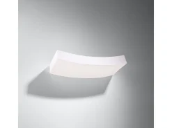 Lámparas de pared Shira moderno de cerámica - 2 fuentes luminosas 3000K - L.36 x A.4,5 cm - blanco
