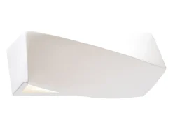 Lámparas de pared Sigmonix mini moderno de cerámica/vidrio - 1 fuentes luminosas 4000K - L.35 x A.12 cm - blanco