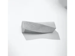 Lámparas de pared Sigmonix moderno de concreto - 2 fuentes luminosas 3000K - L.42 x A.14 cm - gris