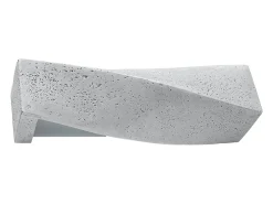 Lámparas de pared Sigmonix moderno de concreto - 2 fuentes luminosas 3000K - L.42 x A.14 cm - gris