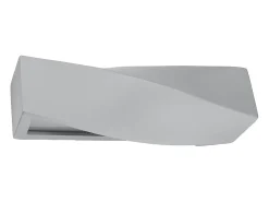 Lámparas de pared Sigmonix moderno de cerámica/vidrio - 1 fuentes luminosas 3000K - L.42 x A.14 cm - gris