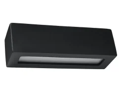 Lámparas de pared Solara moderno de cerámica/vidrio - 1 fuentes luminosas 4000K - L.32,5 x A.9,5 cm - negro