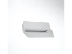 Lámparas de pared Solara moderno de cerámica/vidrio - 1 fuentes luminosas 3000K - L.32,5 x A.9,5 cm - gris