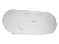 Lámparas de pared Solutix moderno de acero/PVC - 2 fuentes luminosas 4000K - L.40 x A.15 cm - blanco