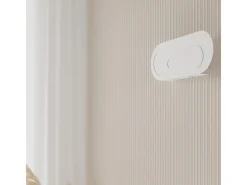 Lámparas de pared Solutix moderno de acero/PVC - 2 fuentes luminosas 3000K - L.40 x A.15 cm - blanco