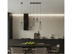 Lámparas De Pared Suba Industrial De Acero - 1 Fuentes Luminosas - L.15 X A.23 Cm - Negro
