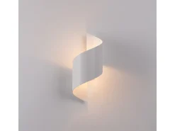 Lámparas De Pared Talassa Moderno De Acero - 1 Fuentes Luminosas - L.15 X A.31 Cm - Blanco