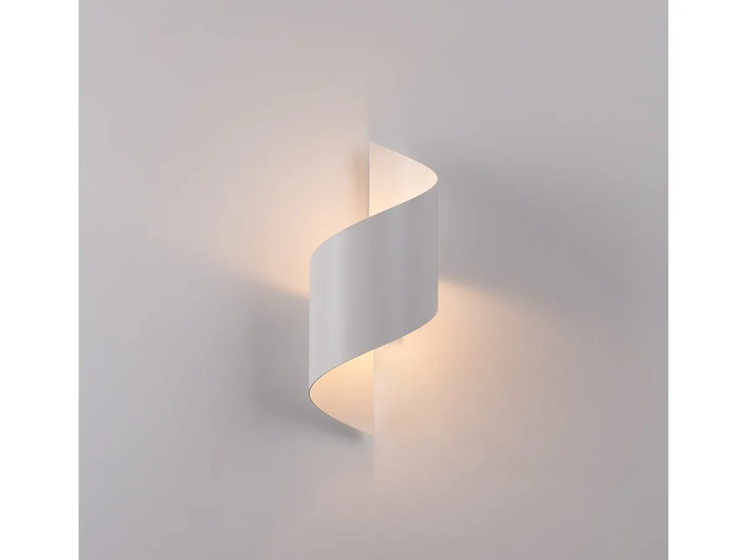 Lámparas De Pared Talassa Moderno De Acero - 1 Fuentes Luminosas - L.15 X A.31 Cm - Blanco