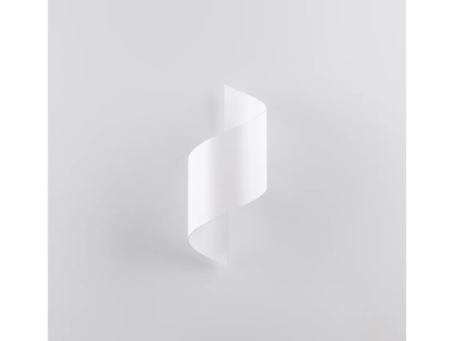 Lámparas De Pared Talassa Moderno De Acero - 1 Fuentes Luminosas - L.15 X A.31 Cm - Blanco