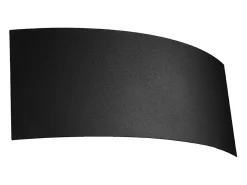 Lámparas de pared Terrium moderno de acero - 2 fuentes luminosas 4000K - L.34 x A.14 cm - negro