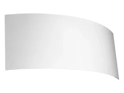 Lámparas de pared Terrium moderno de acero - 2 fuentes luminosas 3000K - L.34 x A.14 cm - blanco