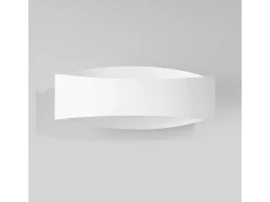Lámparas De Pared Toni Moderno De Acero - 1 Fuentes Luminosas - L.12 X A.12 Cm - Blanco
