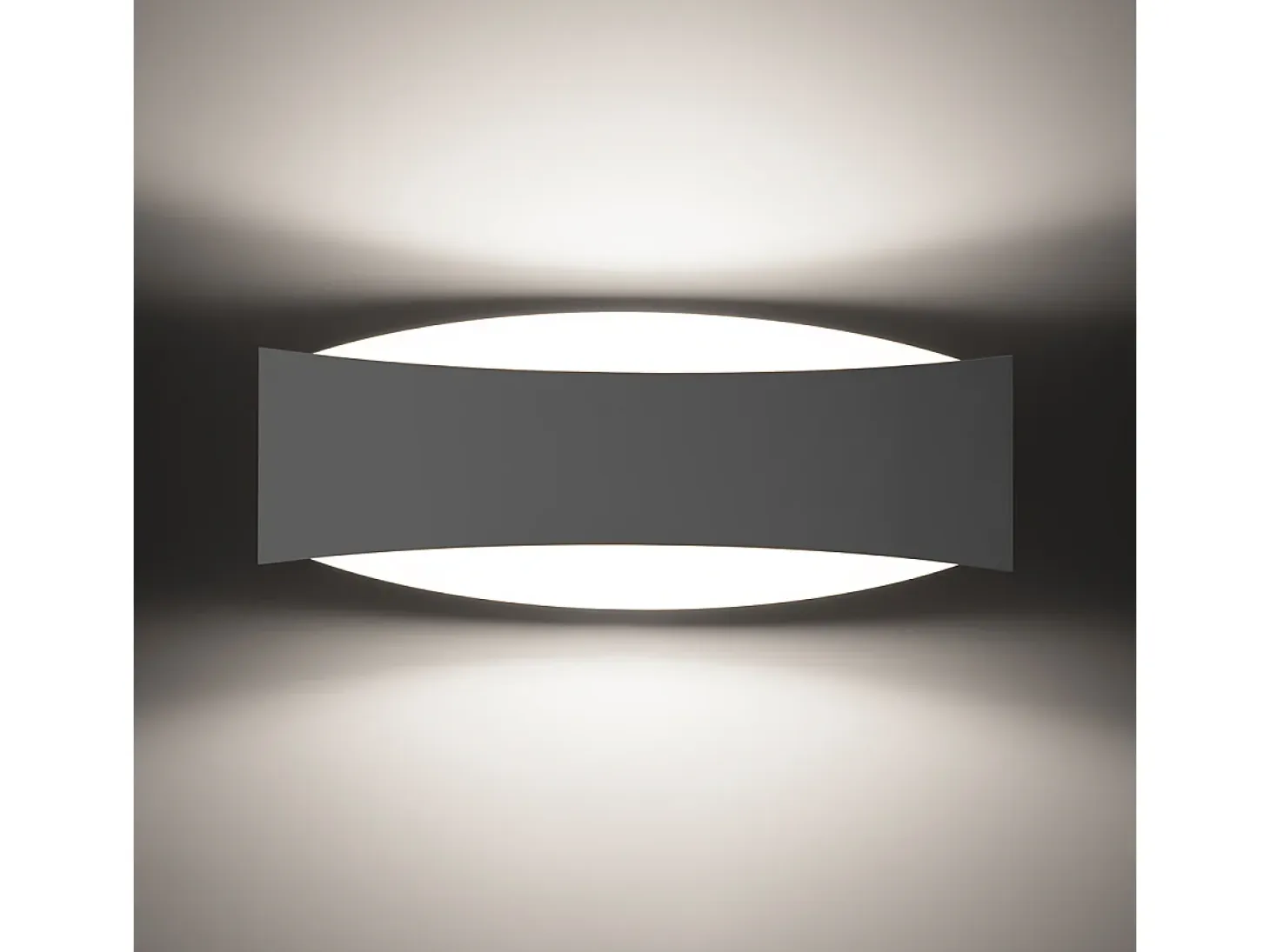Lámparas De Pared Toni Moderno De Acero - 1 Fuentes Luminosas - L.12 X A.12 Cm - Blanco