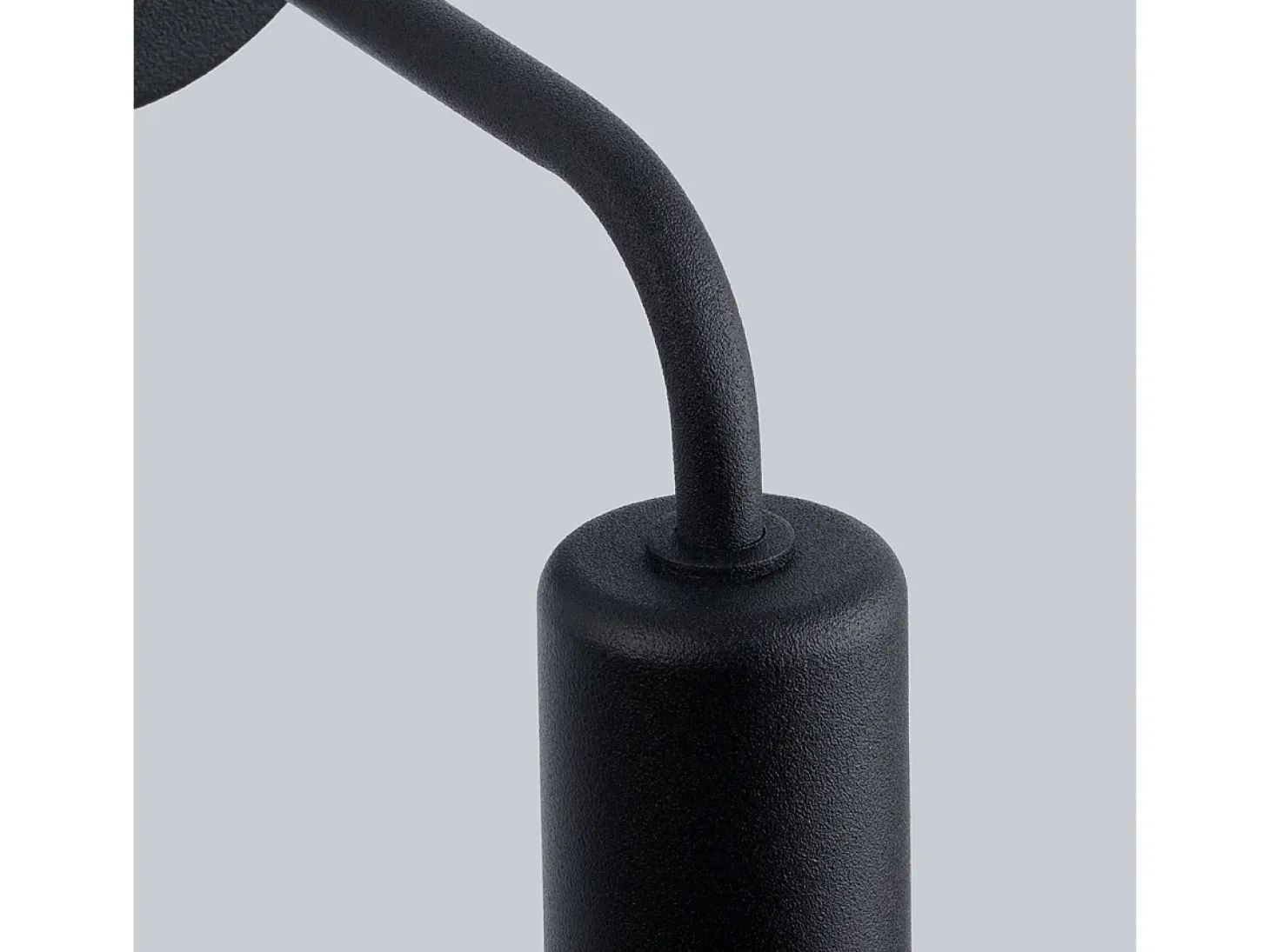 Lámparas de pared Torah moderno de acero - 1 fuentes luminosas 3000K - L.19 x A.14,5 cm - negro