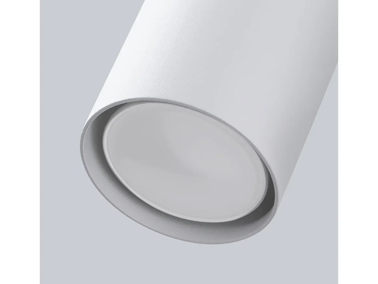Lámparas de pared Torim minimalista de acero - 1 fuentes luminosas 4000K - L.8 x A.18,5 cm - blanco