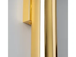 Lámparas de pared Toris moderno de acero - 2 fuentes luminosas 3000K - L.6 x A.30 cm - brillo dorado