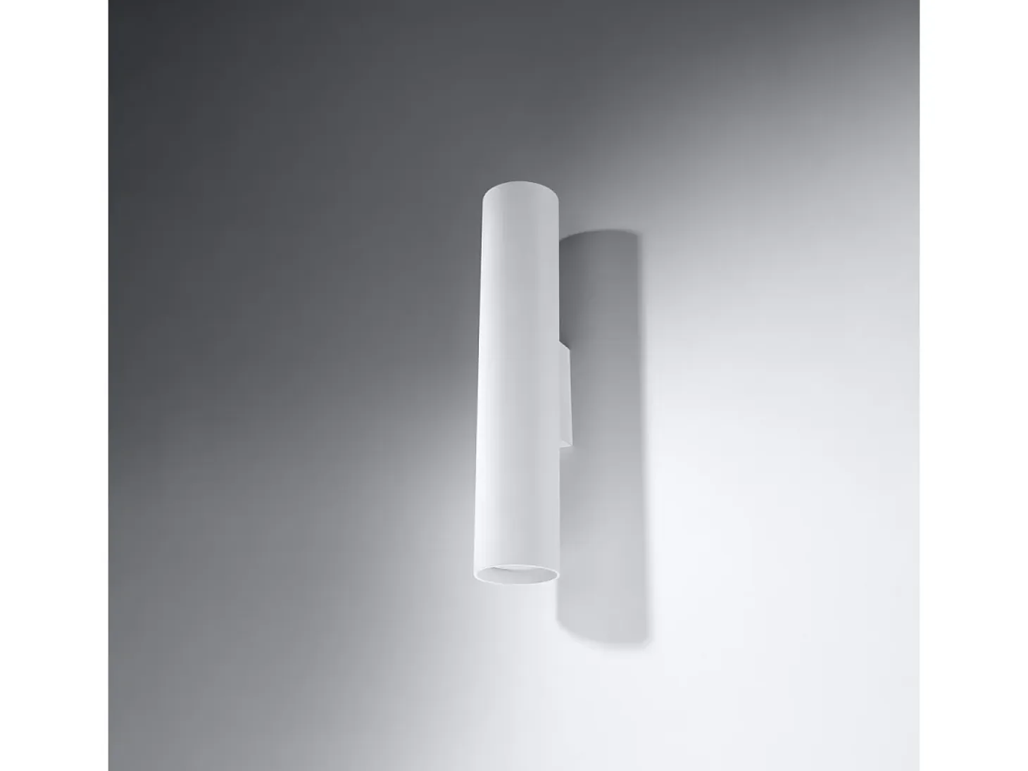 Lámparas de pared Toris moderno de acero - 2 fuentes luminosas 3000K - L.6 x A.30 cm - blanco