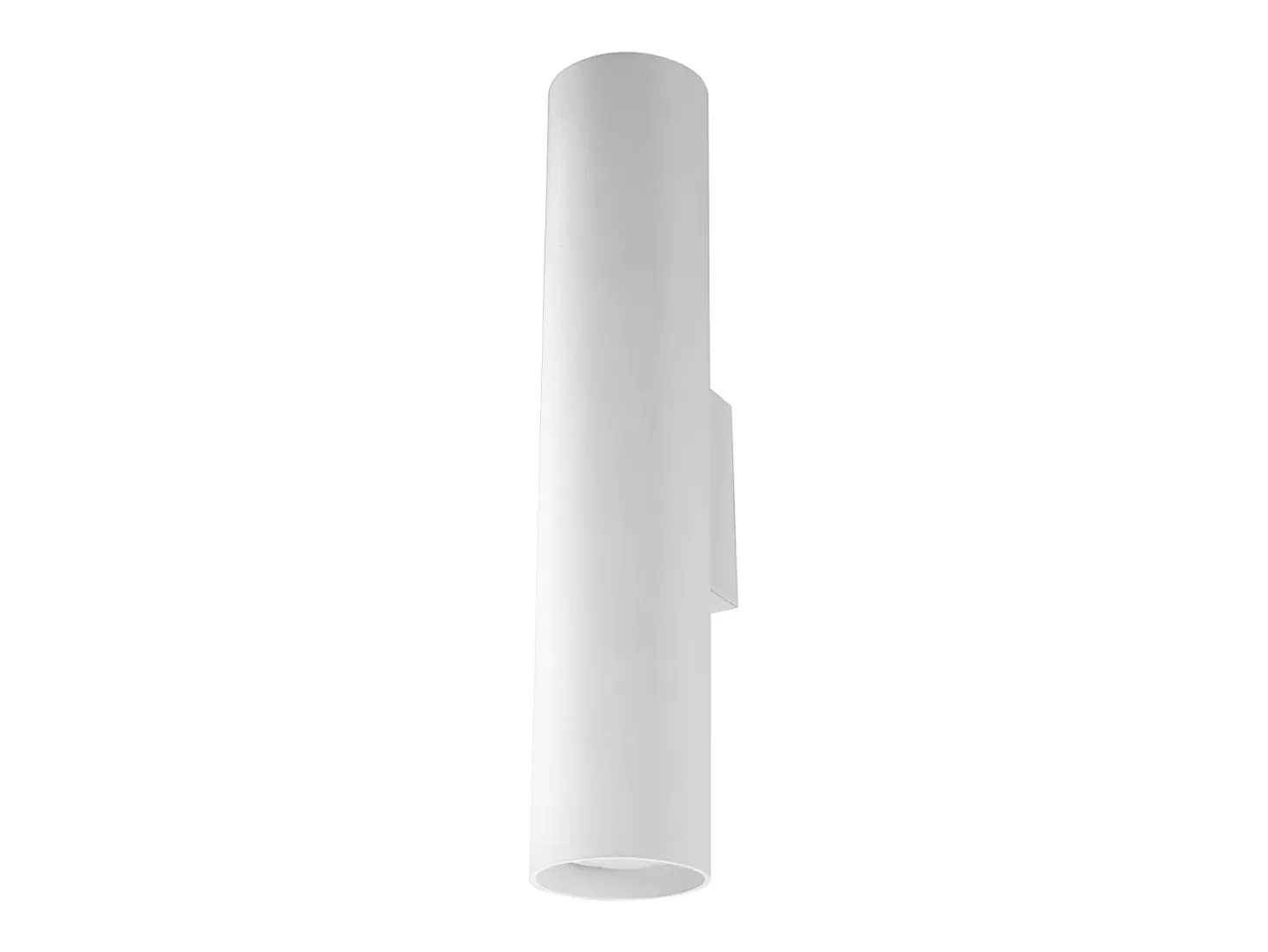 Lámparas de pared Toris moderno de acero - 2 fuentes luminosas 3000K - L.6 x A.30 cm - blanco