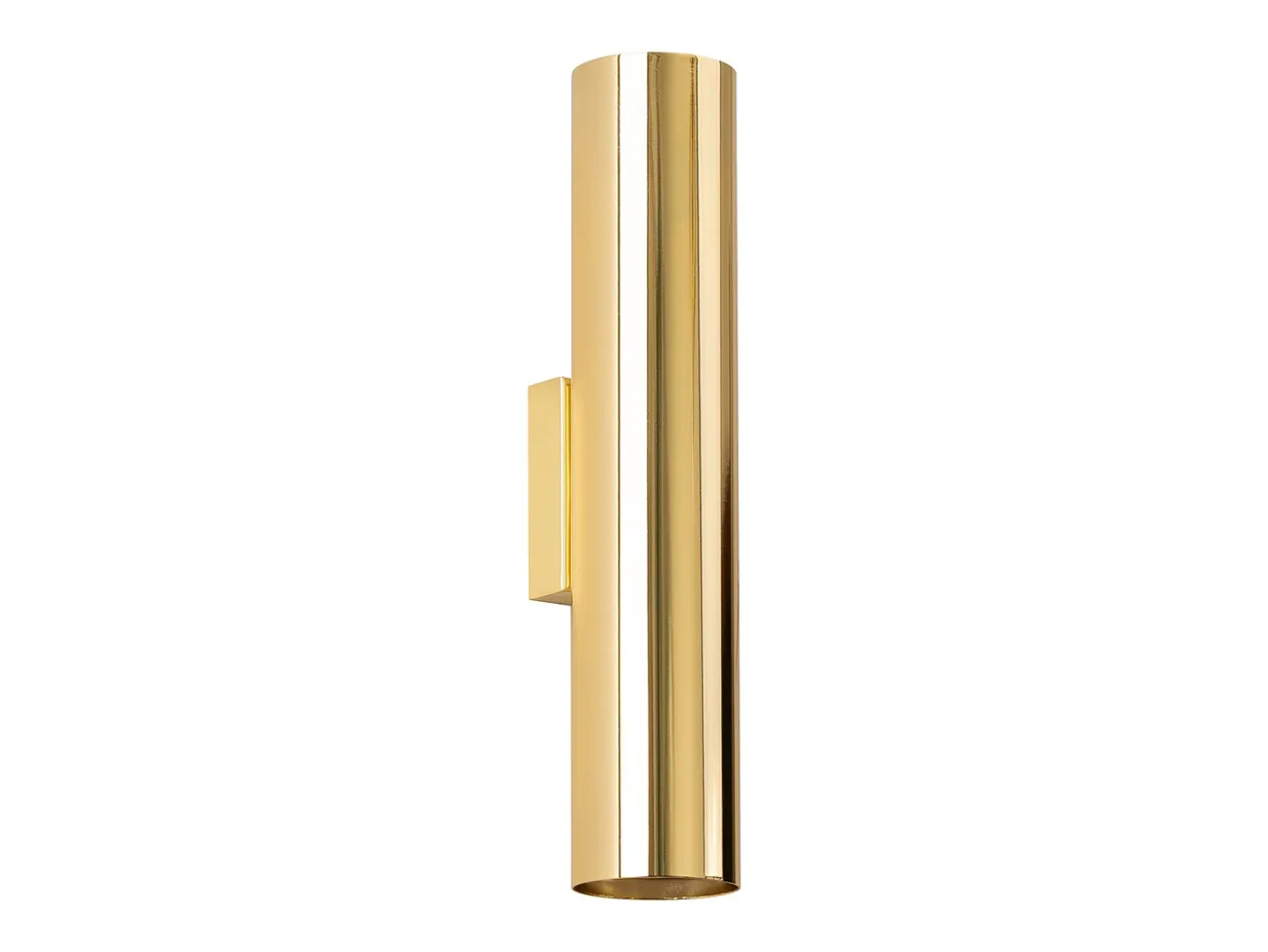 Lámparas de pared Toris moderno de acero - 2 fuentes luminosas 4000K - L.6 x A.30 cm - brillo dorado