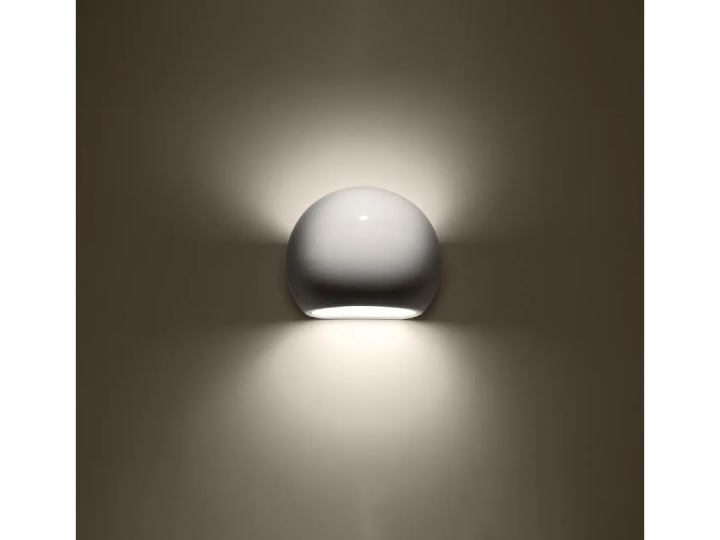 Lámparas de pared Torix moderno de cerámica - 1 fuentes luminosas 4000K - L.17 x A.14,5 cm - blanco
