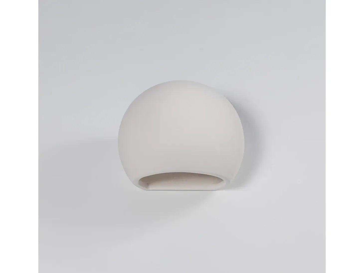Lámparas de pared Torix moderno de cerámica - 1 fuentes luminosas 3000K - L.18 x A.14,5 cm - blanco