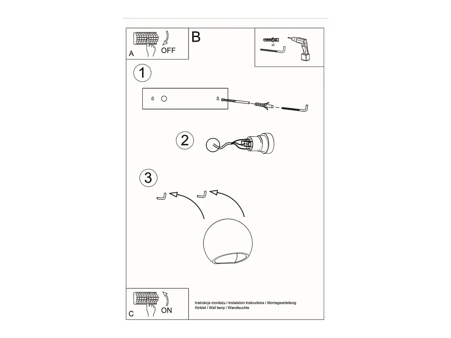 Lámparas de pared Torix moderno de cerámica - 1 fuentes luminosas 4000K - L.18 x A.14,5 cm - blanco