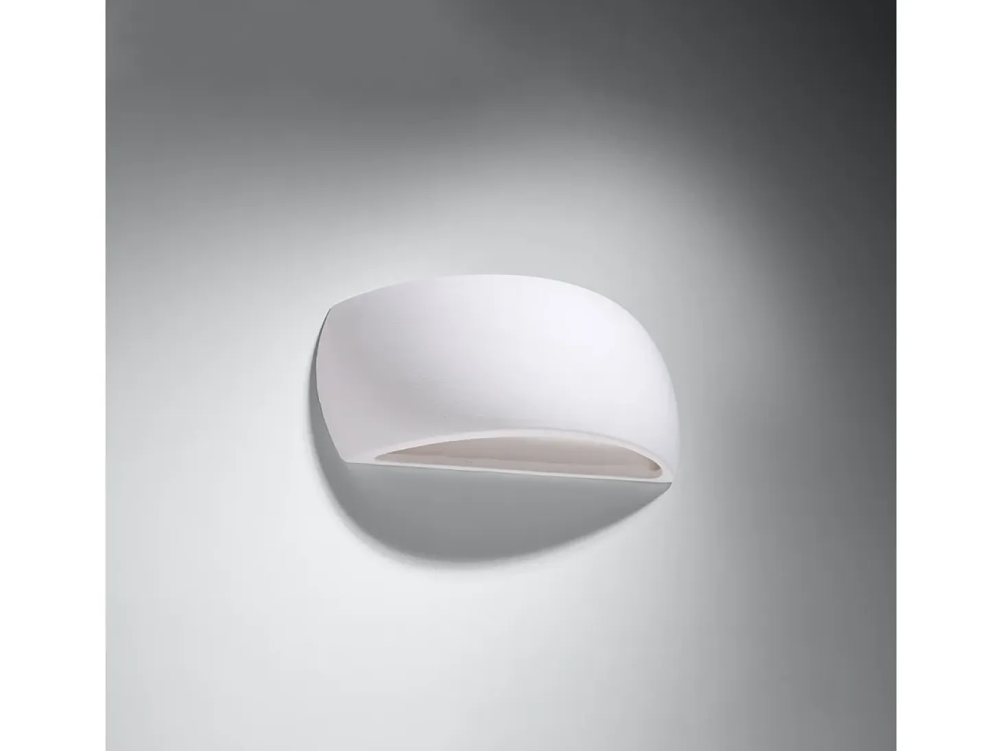 Lámparas de pared Torow moderno de cerámica - 1 fuentes luminosas 3000K - L.32 x A.14 cm - blanco