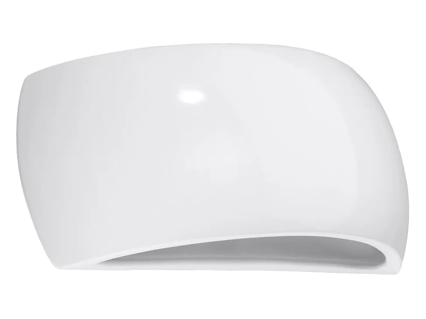 Lámparas de pared Torow moderno de cerámica - 1 fuentes luminosas 3000K - L.32 x A.13,5 cm - blanco