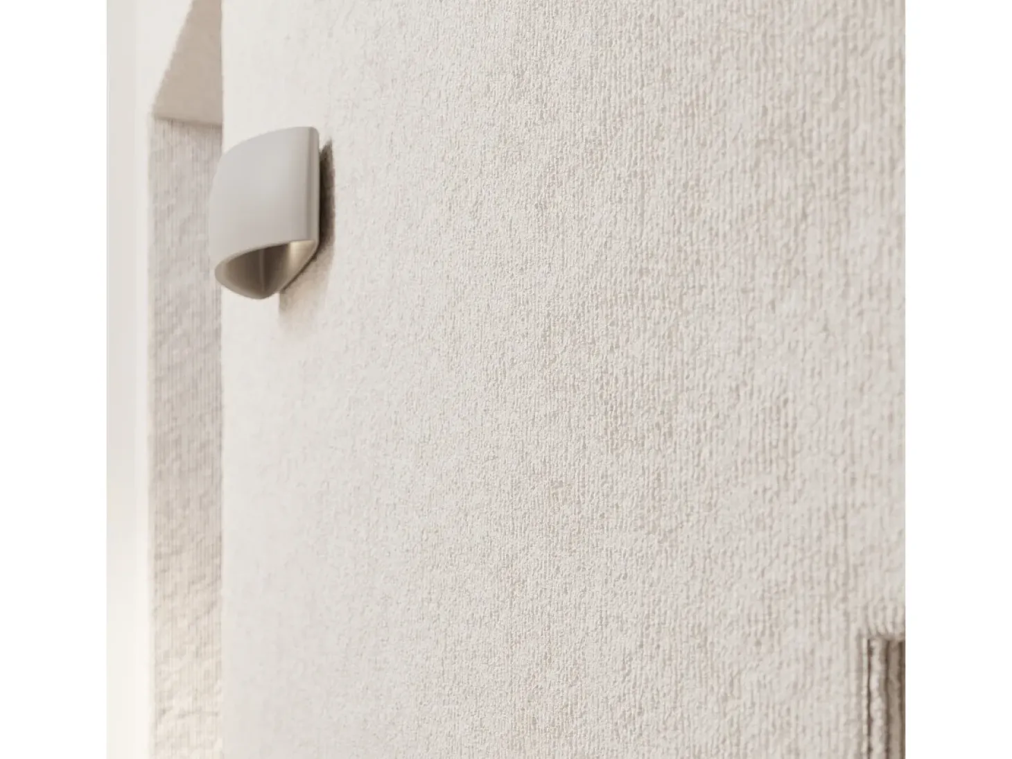 Lámparas de pared Torow moderno de cerámica - 1 fuentes luminosas 3000K - L.32 x A.14 cm - gris