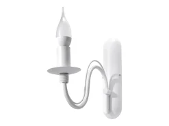 Lámparas de pared Vivow moderno de acero - 1 fuentes luminosas 4000K - L.6 x A.25 cm - blanco