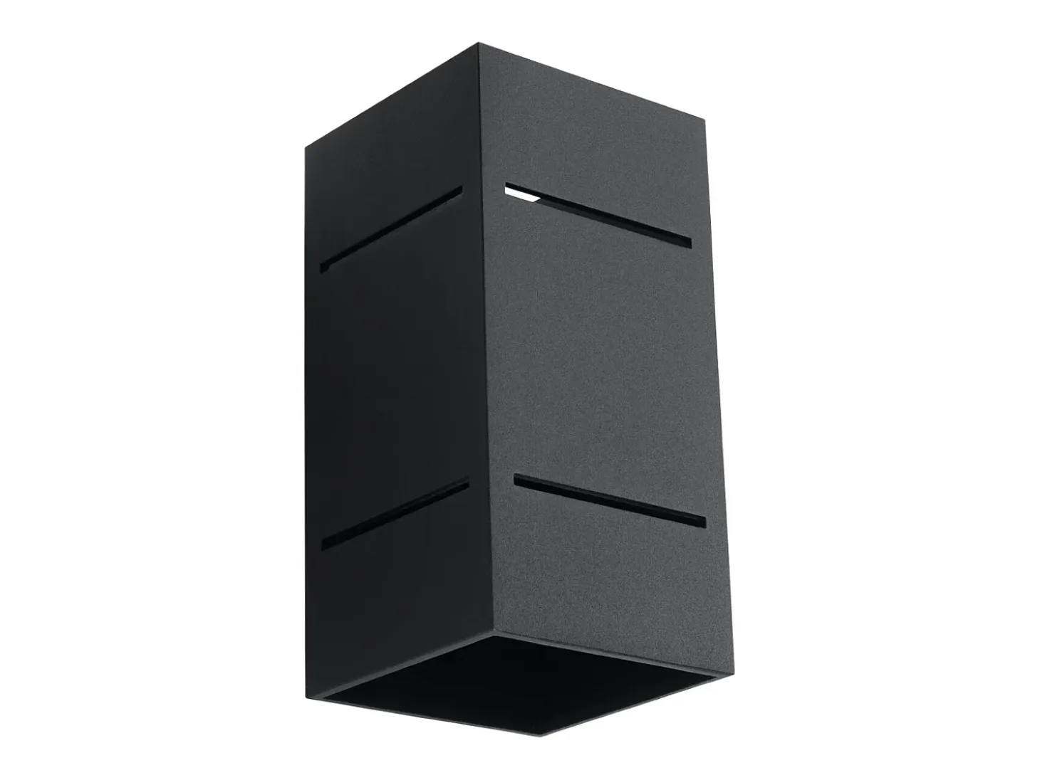 Lámparas de pared Vivus desván de aluminio - 1 fuentes luminosas 3000K - L.10 x A.20 cm - negro