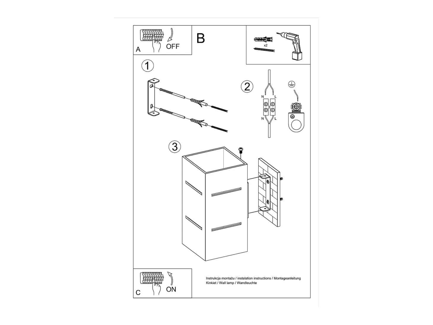 Lámparas de pared Vivus desván de aluminio - 1 fuentes luminosas 3000K - L.10 x A.20 cm - negro