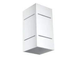 Lámparas de pared Vivus desván de aluminio - 1 fuentes luminosas 3000K - L.10 x A.20 cm - blanco