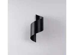 Lámparas de pared Zaltonia moderno de acero - 1 fuentes luminosas 3000K - L.15 x A.31 cm - negro