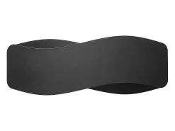 Lámparas de pared Zanila moderno de acero - 2 fuentes luminosas 4000K - L.40 x A.15 cm - negro