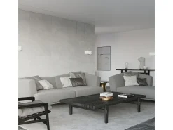 Lámparas de pared Zanila moderno de acero - 2 fuentes luminosas 3000K - L.40 x A.15 cm - blanco