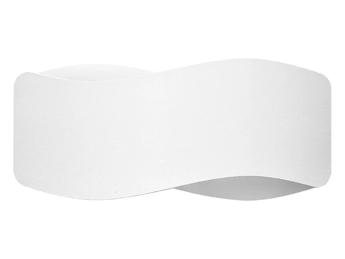 Lámparas de pared Zanila moderno de acero - 1 fuentes luminosas 4000K - L.30 x A.13 cm - blanco