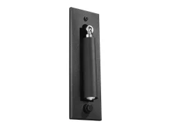 Lámparas de pared Zarenex moderno de acero - 1 fuentes luminosas 3000K - L.6,5 x A.20 cm - negro
